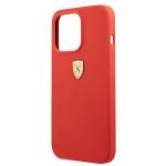 Carcasa Ferrari Silicone compatibila cu iPhone 13 Pro Max, Rosu 7 - lerato.ro