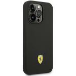 Carcasa Ferrari Silicone Metal Logo cu Magsafe compatibila cu iPhone 14 Pro Max, Negru 6 - lerato.ro