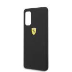 Carcasa Ferrari Hardcase Silicone compatibila cu Samsung Galaxy S20, Negru 6 - lerato.ro