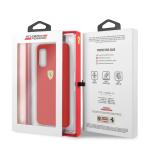 Carcasa Ferrari Hardcase Silicone compatibila cu Samsung Galaxy S20, Rosu 8 - lerato.ro