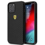 Carcasa Ferrari On Track Real Carbon compatibila cu iPhone 12 Pro Max, Negru 4 - lerato.ro