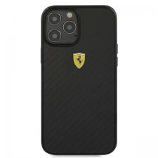 Carcasa Ferrari On Track Real Carbon compatibila cu iPhone 12 Pro Max, Negru