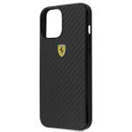 Carcasa Ferrari On Track Real Carbon compatibila cu iPhone 12 Pro Max, Negru 7 - lerato.ro