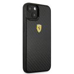 Carcasa Ferrari On Track Real Carbon compatibila cu iPhone 13 Mini, Negru 5 - lerato.ro