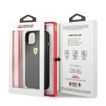 Carcasa Ferrari On Track Real Carbon compatibila cu iPhone 13 Mini, Negru 9 - lerato.ro