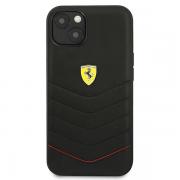Carcasa Ferrari Off Track Quilted compatibila cu iPhone 13 Mini, Negru