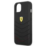 Carcasa Ferrari Off Track Quilted compatibila cu iPhone 13 Mini, Negru 7 - lerato.ro