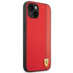 Carcasa Ferrari On Track Stripe compatibila cu iPhone 14 Plus / 15 Plus, Rosu 5 - lerato.ro