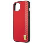 Carcasa Ferrari On Track Stripe compatibila cu iPhone 14 Plus / 15 Plus, Rosu 8 - lerato.ro
