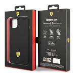 Carcasa Ferrari Silicone Metal Logo compatibila cu iPhone 14 Plus / 15 Plus, Negru 9 - lerato.ro