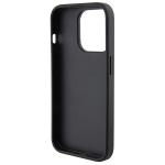 Carcasa Ferrari Perforated Waves Metal Logo compatibila cu iPhone 15 Pro, Negru 8 - lerato.ro
