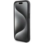Carcasa Ferrari Grip Stand Metal Logo compatibila cu iPhone 15 / 14 / 13, Negru 6 - lerato.ro