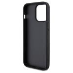 Carcasa Ferrari Perforated Waves Metal Logo compatibila cu iPhone 15 Pro Max, Negru 8 - lerato.ro