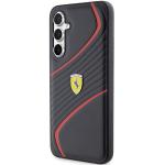 Carcasa Ferrari Twist Metal Logo compatibila cu Samsung Galaxy S23 FE, Negru 3 - lerato.ro