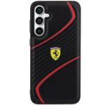 Carcasa Ferrari Twist Metal Logo compatibila cu Samsung Galaxy S23 FE, Negru 2 - lerato.ro