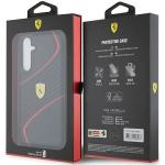 Carcasa Ferrari Twist Metal Logo compatibila cu Samsung Galaxy S23 FE, Negru 8 - lerato.ro