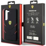 Carcasa Ferrari Hot Stamp Lines compatibila cu Samsung Galaxy S23 Plus, Negru 9 - lerato.ro