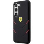 Carcasa Ferrari Hot Stamp Lines compatibila cu Samsung Galaxy S23, Negru 3 - lerato.ro