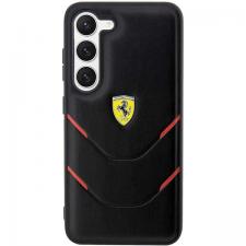 Carcasa Ferrari Hot Stamp Lines compatibila cu Samsung Galaxy S23, Negru