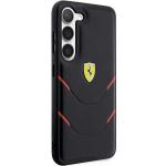 Carcasa Ferrari Hot Stamp Lines compatibila cu Samsung Galaxy S23, Negru 5 - lerato.ro
