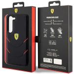 Carcasa Ferrari Hot Stamp Lines compatibila cu Samsung Galaxy S23, Negru 9 - lerato.ro