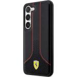 Carcasa Ferrari Perforated 296 P compatibila cu Samsung Galaxy S23, Negru 3 - lerato.ro