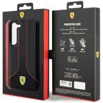 Carcasa Ferrari Perforated 296 P compatibila cu Samsung Galaxy S23, Negru 10 - lerato.ro