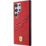 Carcasa Ferrari Big SF Perforated compatibila cu Samsung Galaxy S24 Ultra, Rosu 3 - lerato.ro