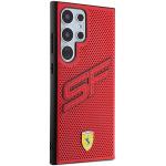Carcasa Ferrari Big SF Perforated compatibila cu Samsung Galaxy S24 Ultra, Rosu 5 - lerato.ro