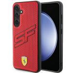 Carcasa Ferrari Big SF Perforatedo compatibila cu Samsung Galaxy S24 Plus, Rosu 4 - lerato.ro
