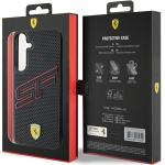 Carcasa Ferrari Big SF Perforated compatibila cu Samsung Galaxy S24, Negru 9 - lerato.ro