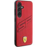 Carcasa Ferrari Big SF Perforated compatibila cu Samsung Galaxy S24, Rosu 5 - lerato.ro