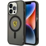Carcasa Ferrari Translucent cu Magsafe compatibila cu iPhone 14 Pro, Negru 4 - lerato.ro