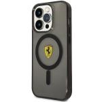 Carcasa Ferrari Translucent cu Magsafe compatibila cu iPhone 14 Pro, Negru 3 - lerato.ro