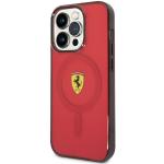 Carcasa Ferrari Translucent cu Magsafe compatibila cu iPhone 14 Pro, Rosu 3 - lerato.ro