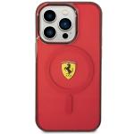 Carcasa Ferrari Translucent cu Magsafe compatibila cu iPhone 14 Pro, Rosu 2 - lerato.ro