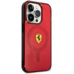 Carcasa Ferrari Translucent cu Magsafe compatibila cu iPhone 14 Pro, Rosu 5 - lerato.ro