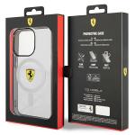 Carcasa Ferrari Translucent cu Magsafe compatibila cu iPhone 14 Pro, Transparent 9 - lerato.ro