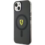Carcasa Ferrari Translucent cu Magsafe compatibila cu iPhone 14 Plus / 15 Plus, Negru 3 - lerato.ro