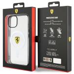 Carcasa Ferrari Translucent cu Magsafe compatibila cu iPhone 14 Plus / 15 Plus, Transparent 9 - lerato.ro
