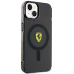 Carcasa Ferrari Translucent cu Magsafe compatibila cu iPhone 15 / 14 / 13, Negru 5 - lerato.ro