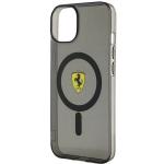 Carcasa Ferrari Translucent cu Magsafe compatibila cu iPhone 15 / 14 / 13, Negru 7 - lerato.ro