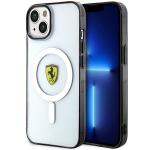 Carcasa Ferrari Translucent cu Magsafe compatibila cu iPhone 15 / 14 / 13, Transparent 4 - lerato.ro
