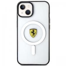 Carcasa Ferrari Translucent cu Magsafe compatibila cu iPhone 15 / 14 / 13, Transparent
