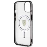 Carcasa Ferrari Translucent cu Magsafe compatibila cu iPhone 15 / 14 / 13, Transparent 8 - lerato.ro