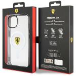Carcasa Ferrari Translucent cu Magsafe compatibila cu iPhone 15 / 14 / 13, Transparent 9 - lerato.ro