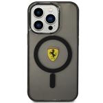 Carcasa Ferrari Translucent cu Magsafe compatibila cu iPhone 14 Pro Max, Negru 2 - lerato.ro