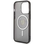 Carcasa Ferrari Translucent cu Magsafe compatibila cu iPhone 14 Pro Max, Negru 8 - lerato.ro