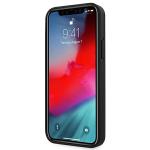 Carcasa Ferrari On Track Leather Nylon Stripe compatibila cu iPhone 12 Pro Max, Negru 6 - lerato.ro