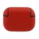 Carcasa Ferrari On Track PU Carbon compatibila cu Apple AirPods Pro 1 / 2, Rosu 3 - lerato.ro